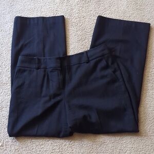 Talbots Black Made In Italy Wool Bootcut Business Professional Pants Size 14
